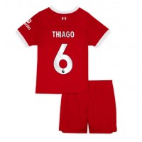 Dětský fotbalový dres Liverpool Thiago Alcantara #6 2023-24 Domácí Krátký Rukáv (+ trenýrky)